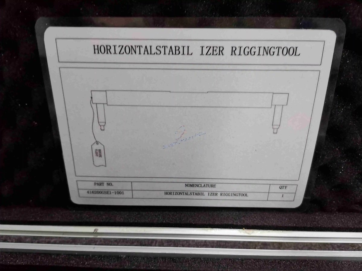 Tool, actuator rig-ging - horizontal stabilizer — P/N 416200GSE1-1001 — image 1
