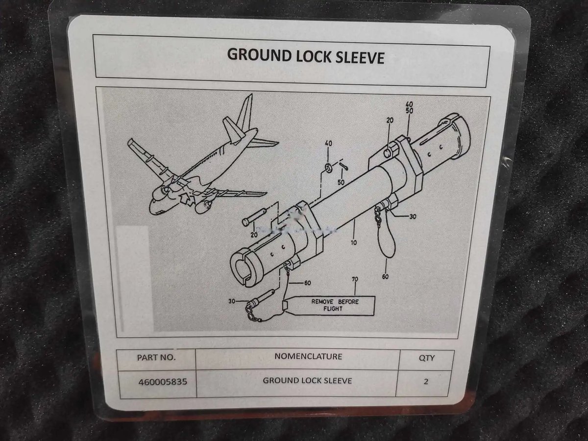 Ground lock sleeve — P/N 460005835 — image 1