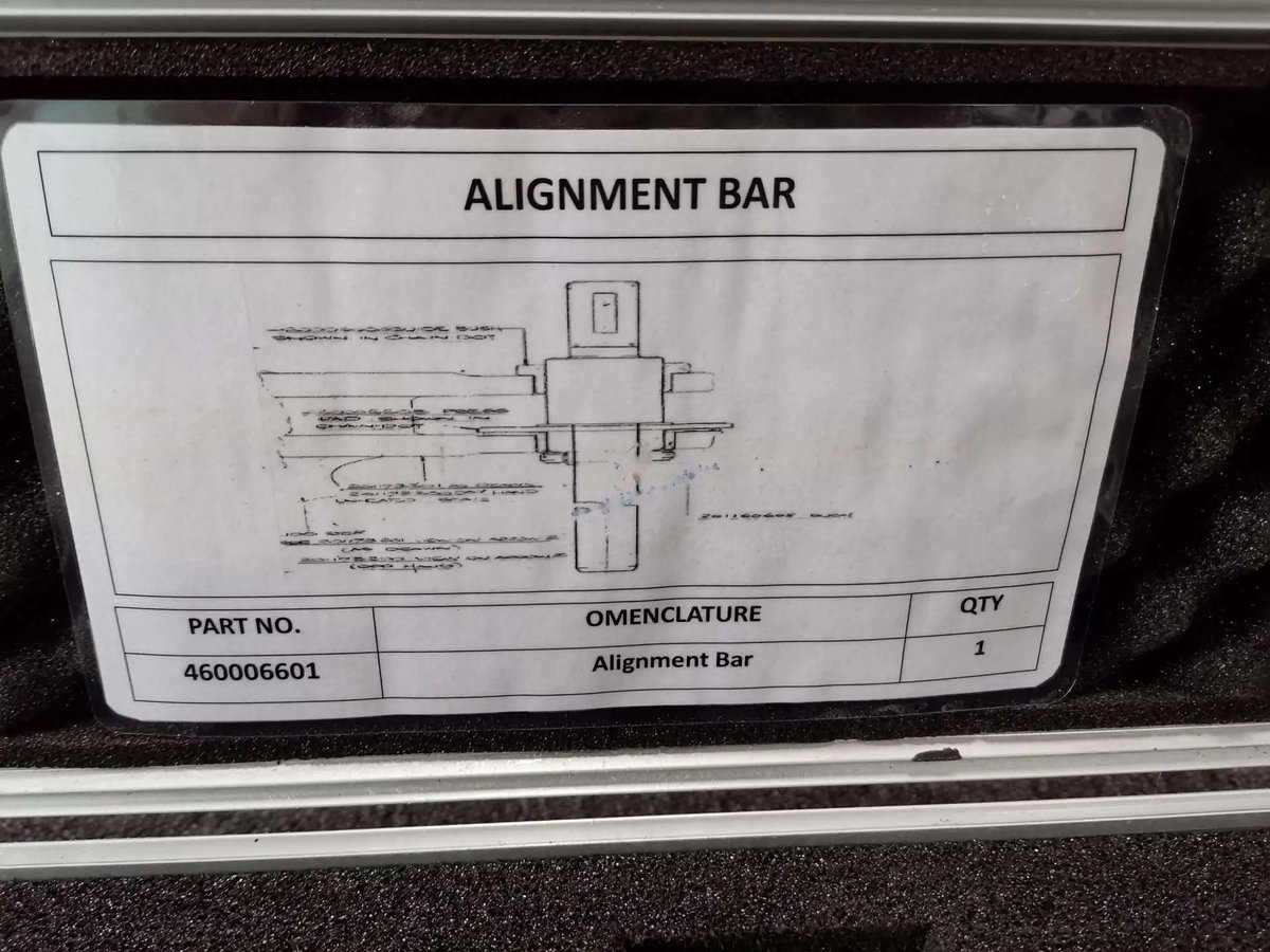 Alignment bar — P/N 460006601 — image 1