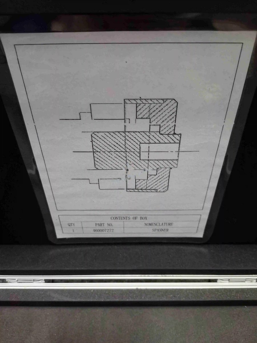 Spanner contenes aif benc — P/N 460007272 — image 1