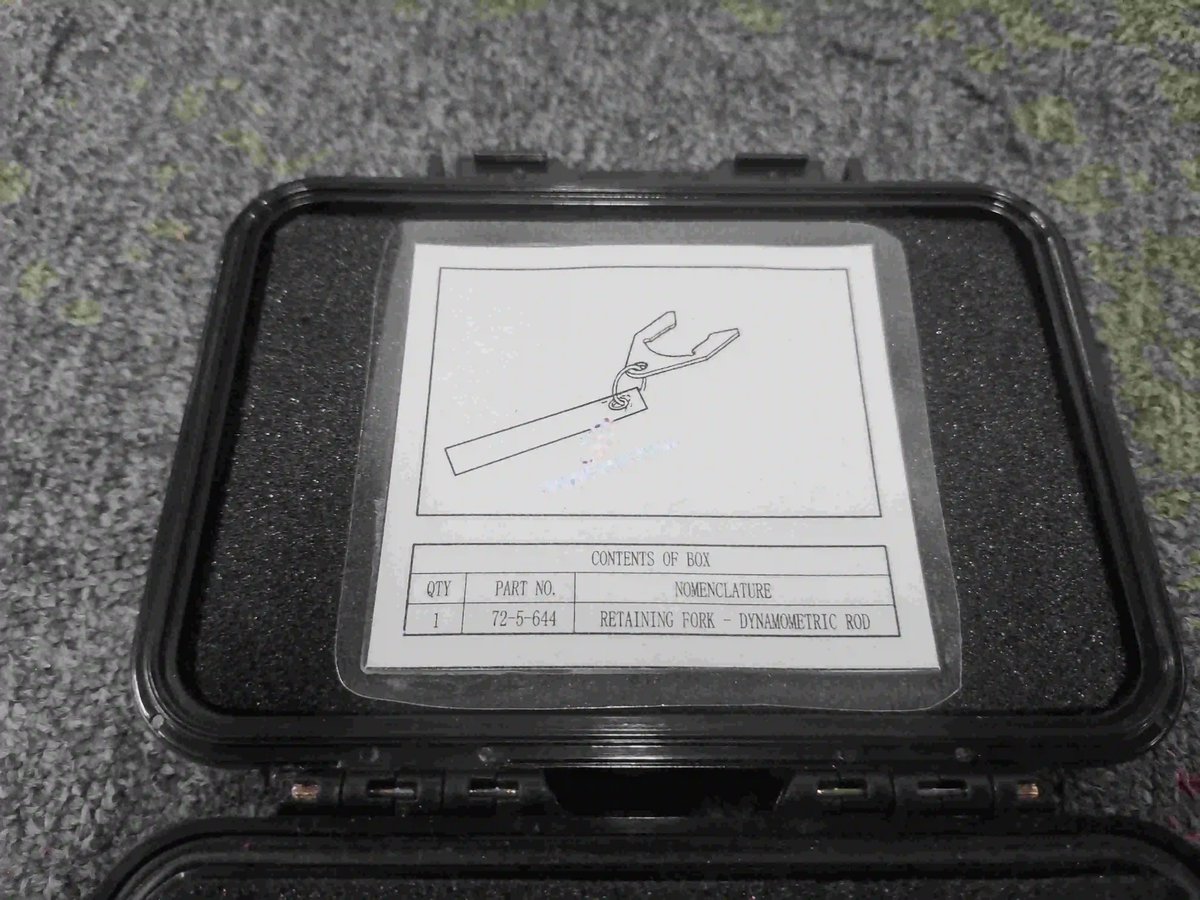 Retaining fork - dynamometric rod — P/N 72-5-644 — image 1
