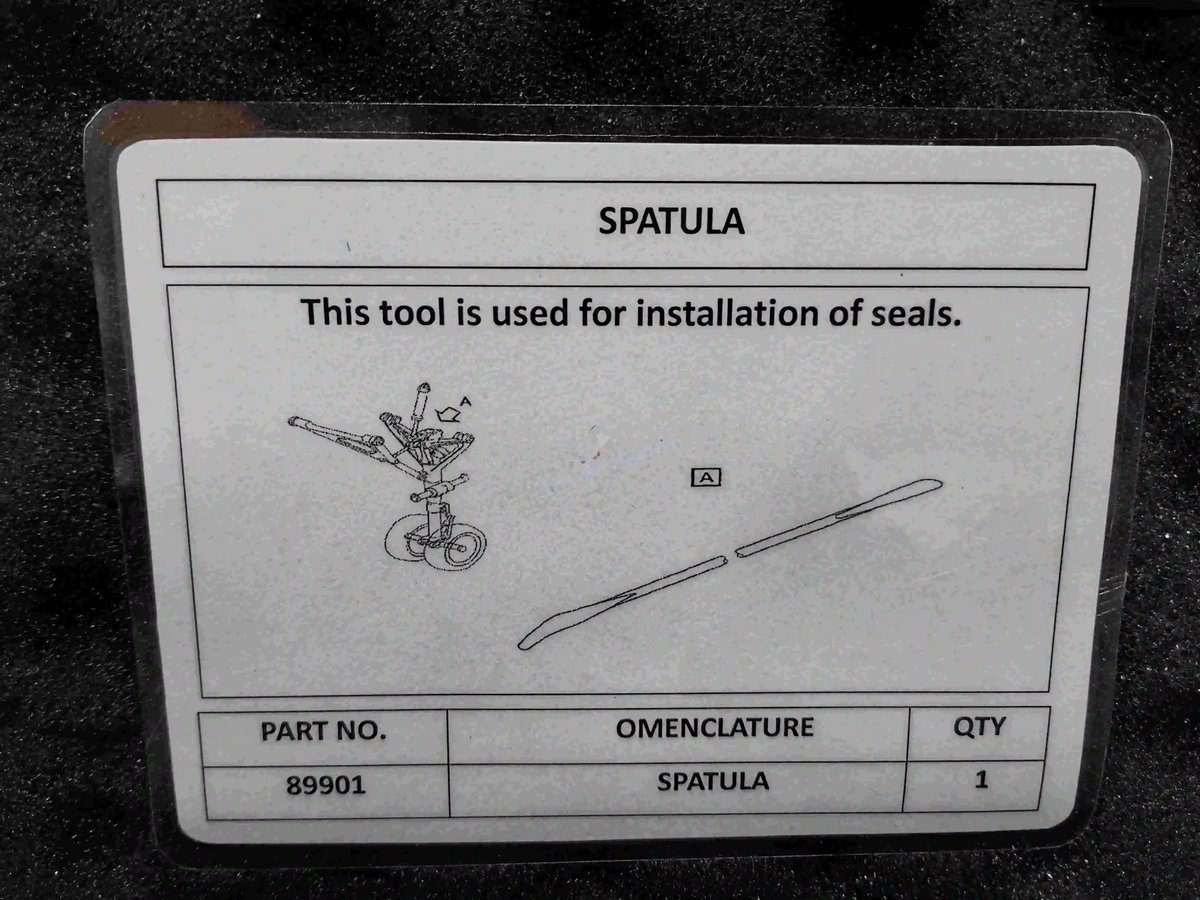 This tool is used for installation of seals — P/N 89901 — image 1