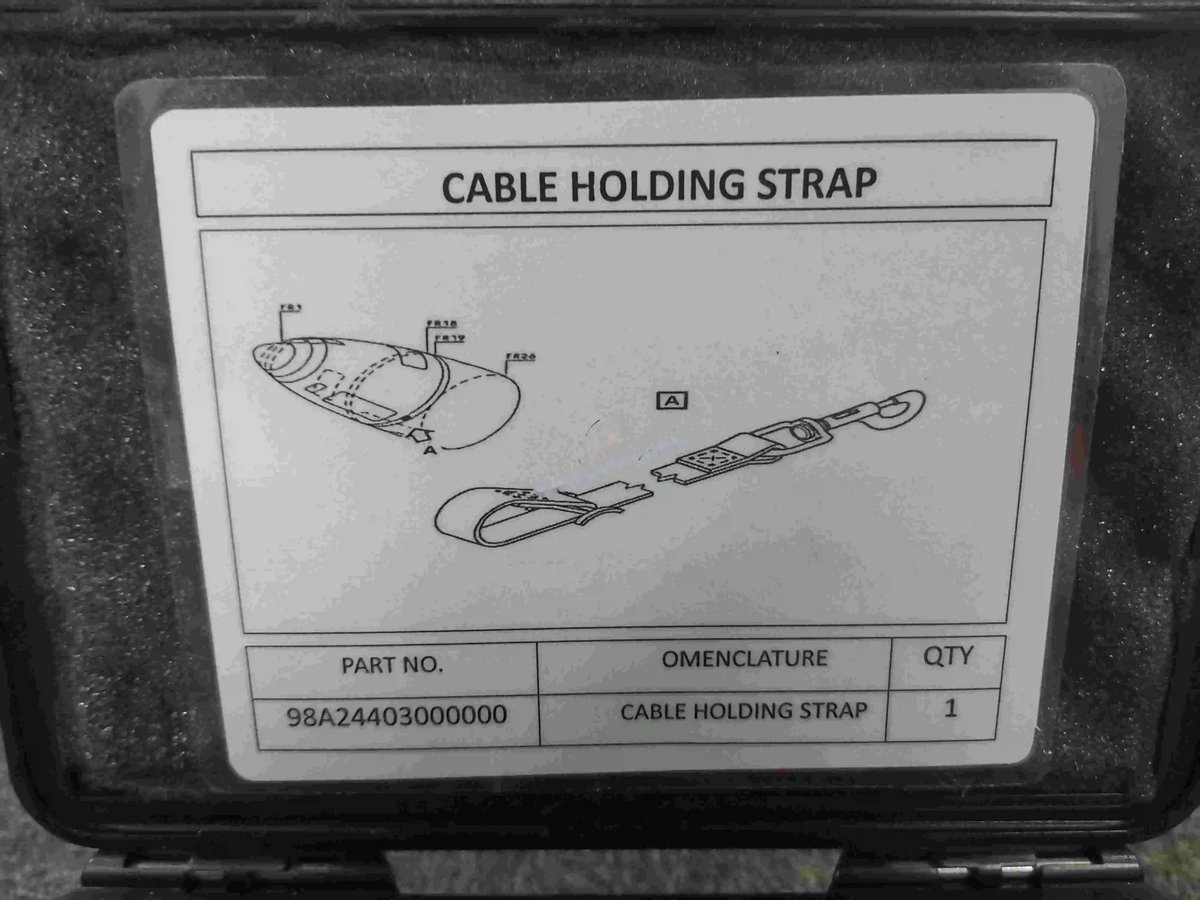 Cable holding strap sangle support de cable — P/N 98A24403000000 — image 1