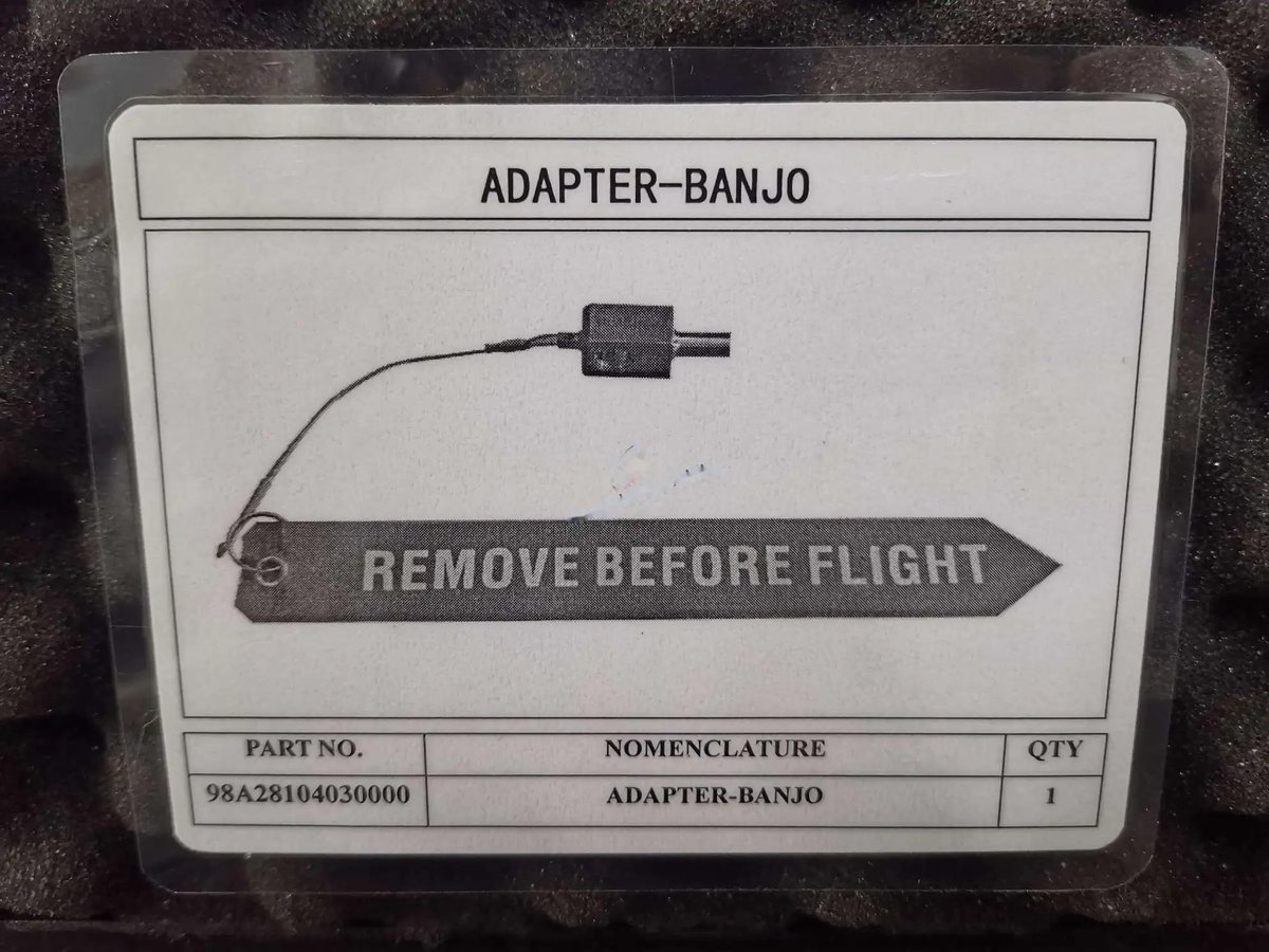 Adapter-banjo — P/N 98A28104030000 — image 1