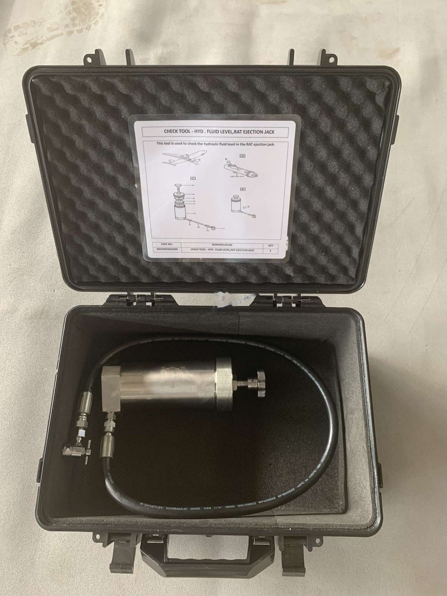 This tool is used to check the hydraulic fluid level in the rat ejection jack — P/N 98A29003001000 — image 1