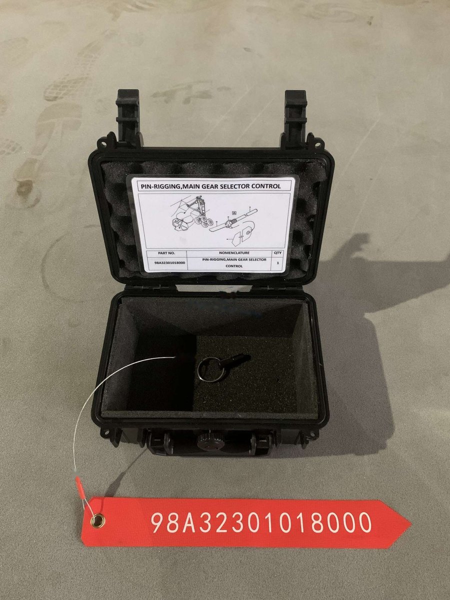Pin-rigging,main gear selector control — P/N 98A32301018000 — image 1