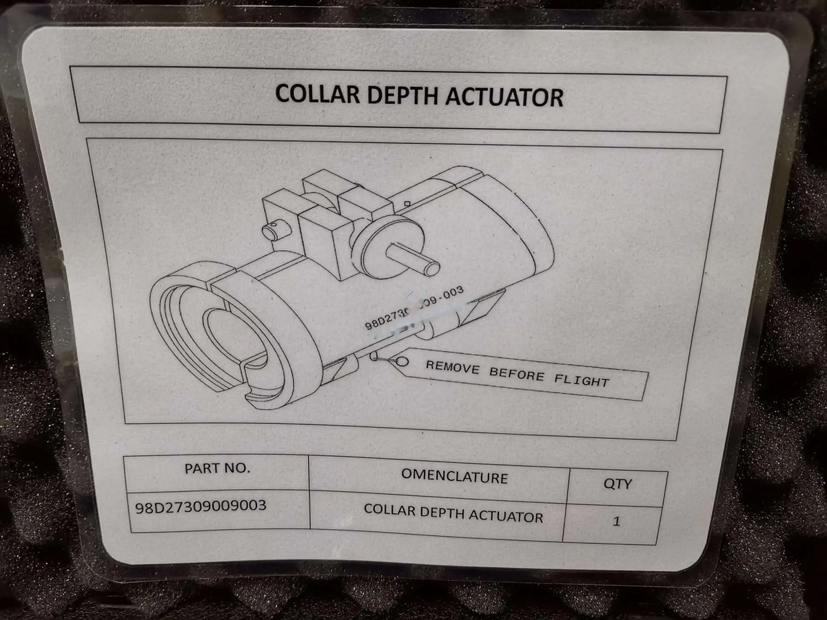 Collar depth actuator — P/N 98D27309009003 — image 1