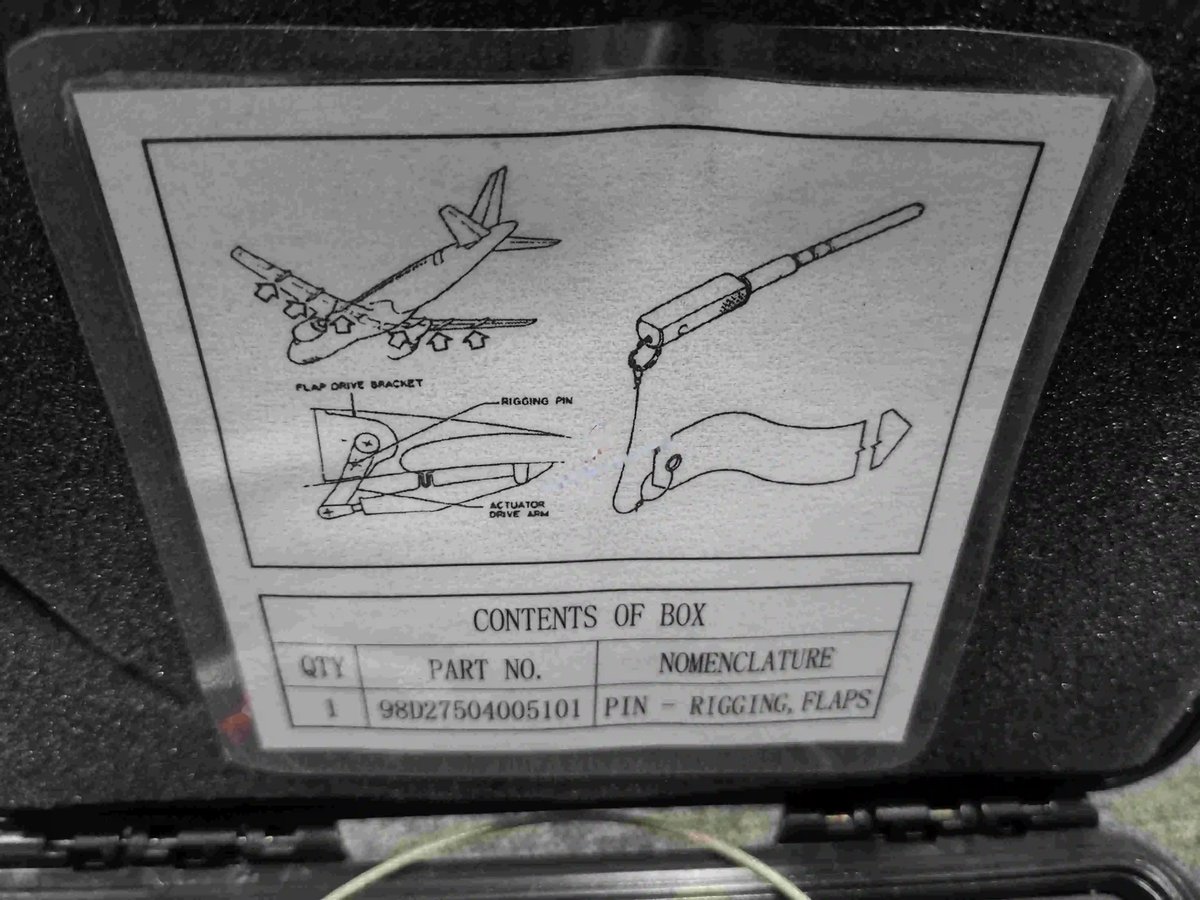 98027504005101 pin - rigging, flaps — P/N 98D27504005000 — image 1
