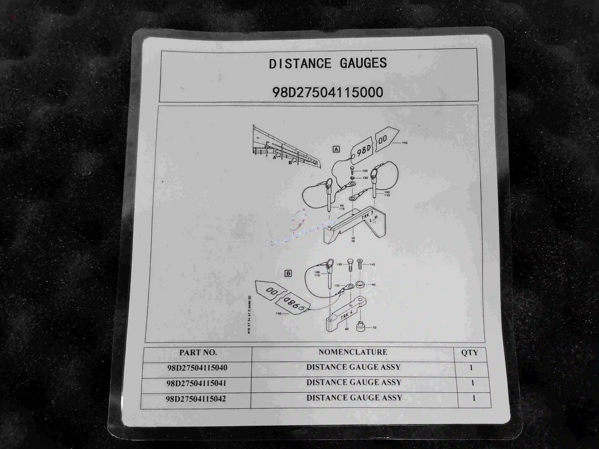 Distance gauges — P/N 98D27504115000 — image 1