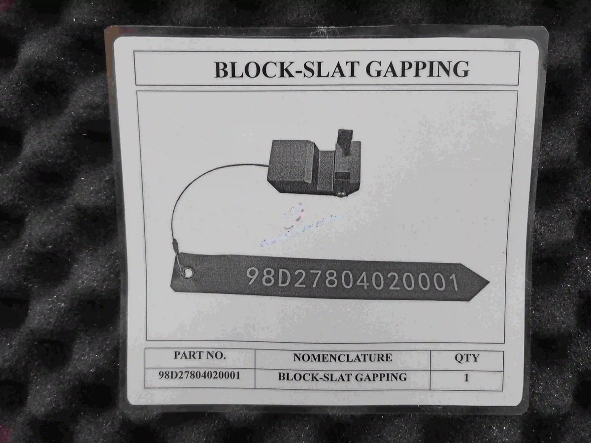 Block-slat gapping — P/N 98D27804020001 — image 1