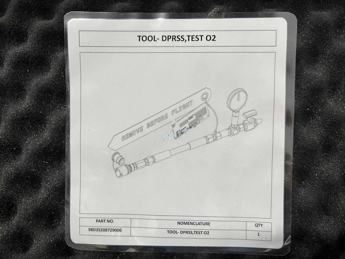 Tool-dprss,test o2 — P/N 98D35208729000 — image 1