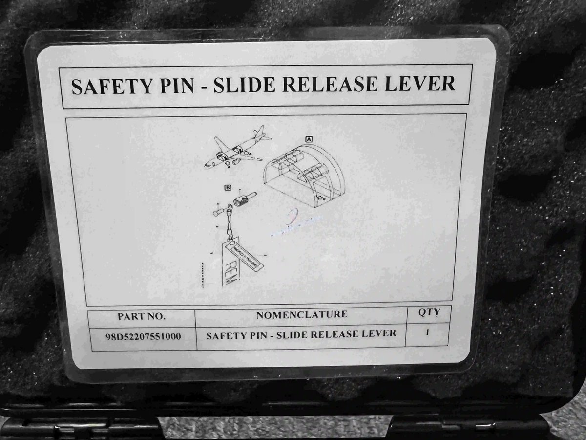 Safety pin - slide release lever — P/N 98D52207551000 — image 1