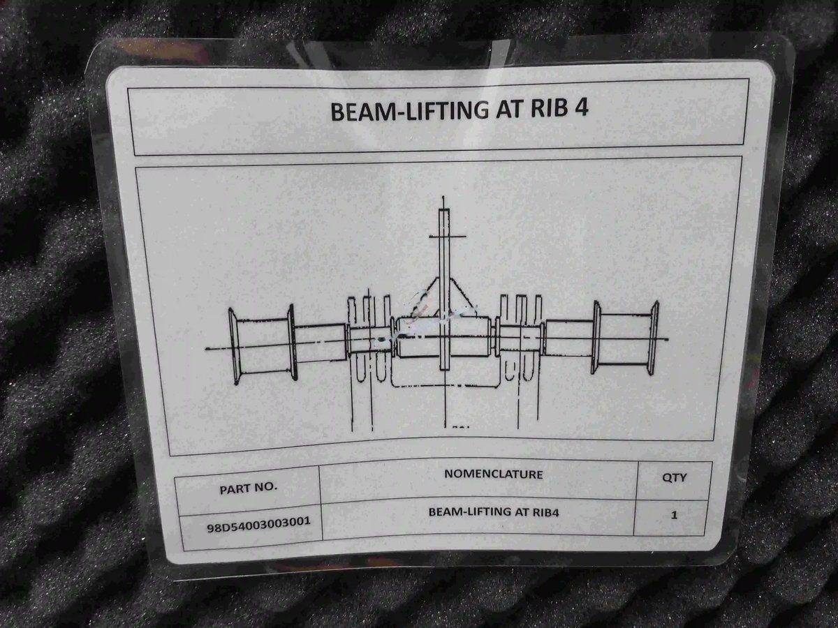 Beam-lifting at rib 4 — P/N 98D54003003001 — image 1