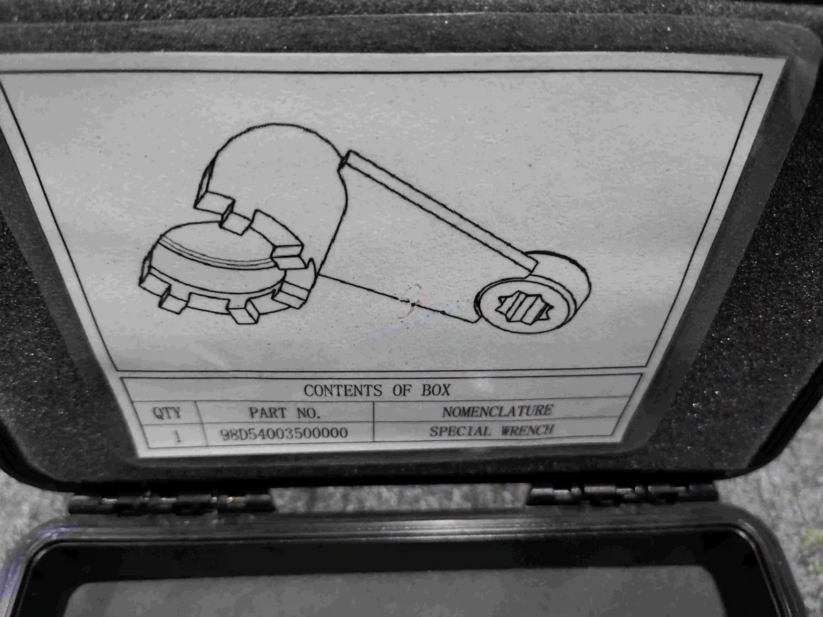 Spectal wrench — P/N 98D54003500000 — image 1