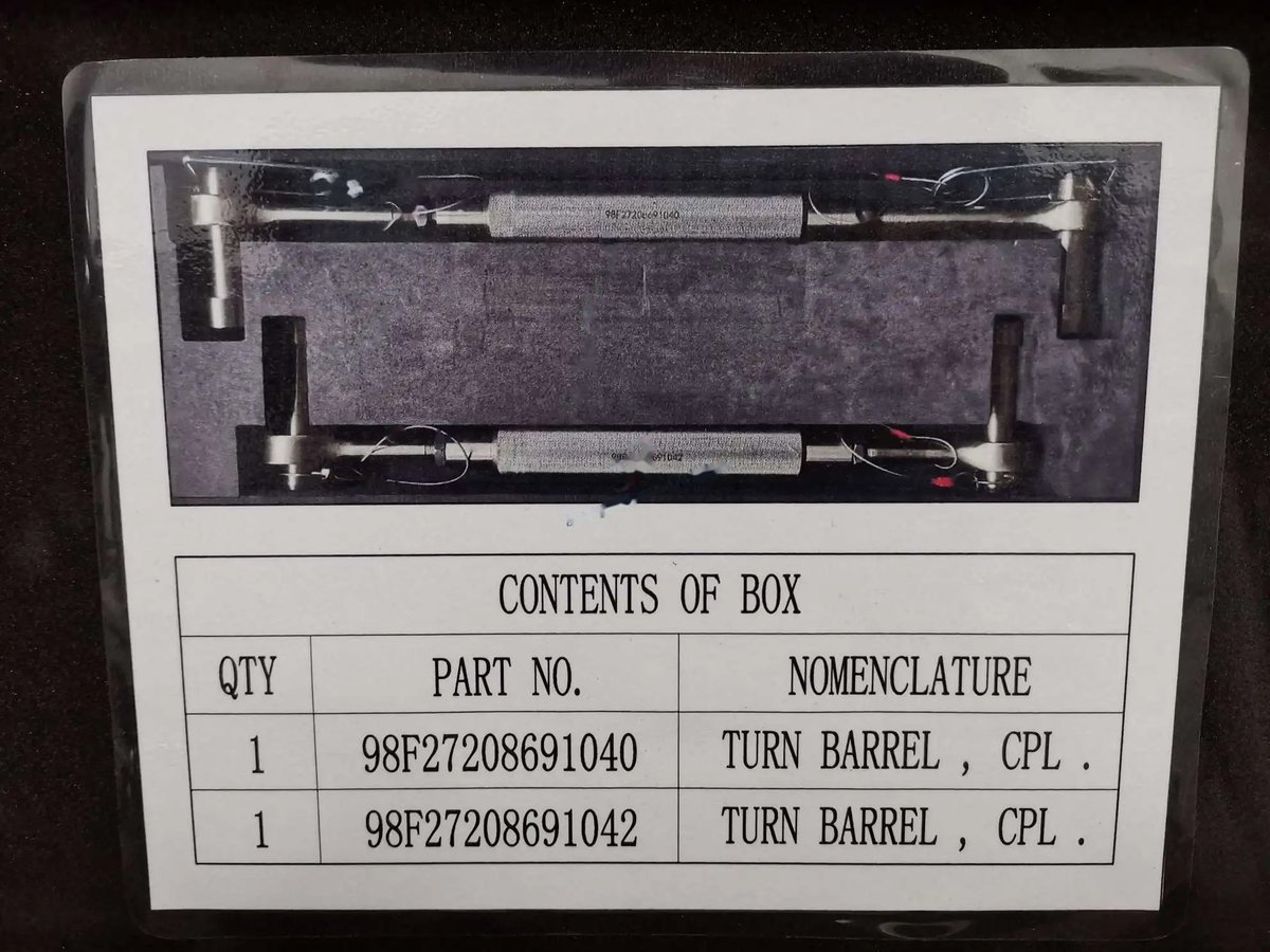 Turn barrel, cpl — P/N 98F27208691000 — image 1