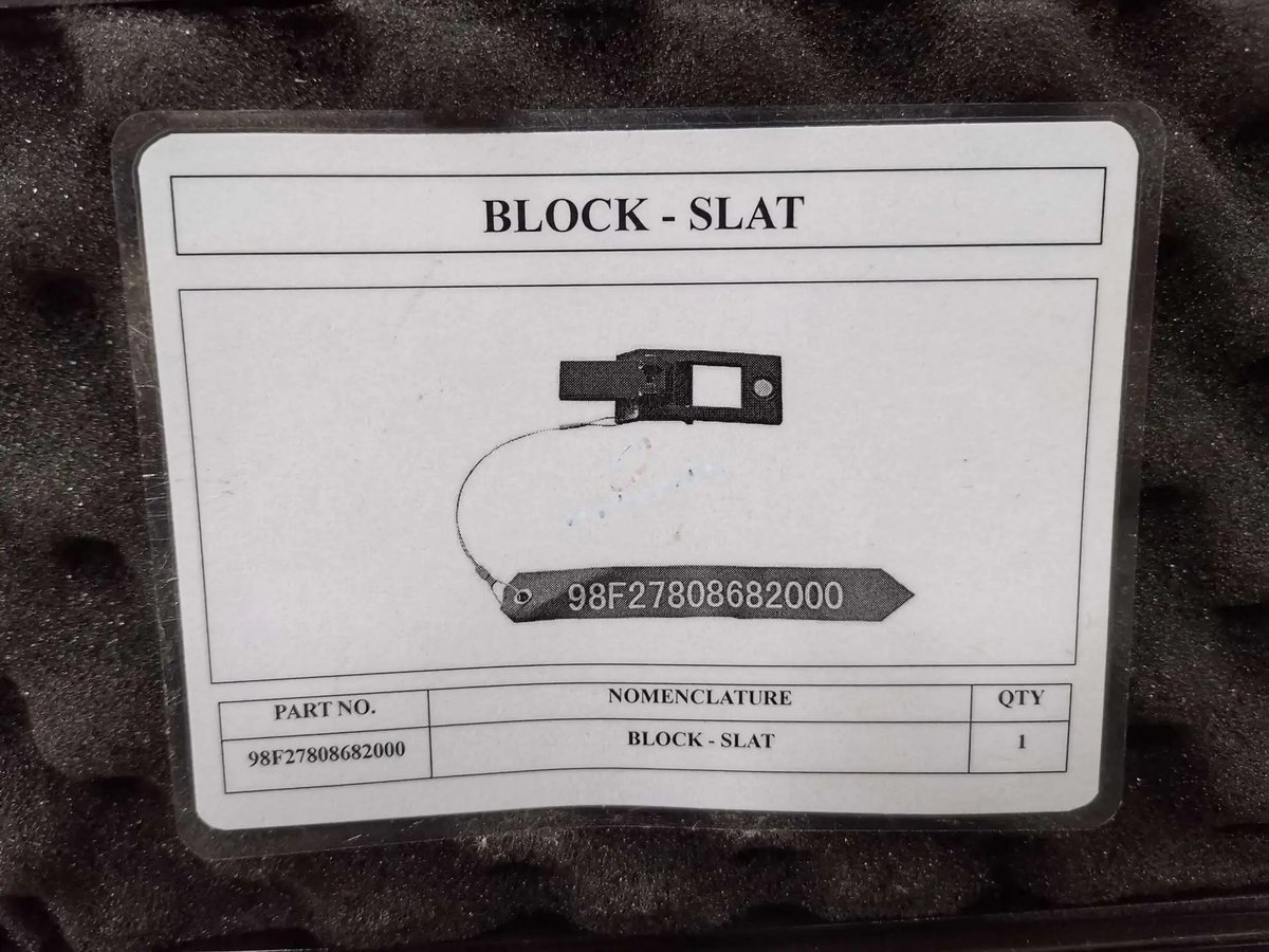Block - slat gapping — P/N 98F27808682000 — image 1