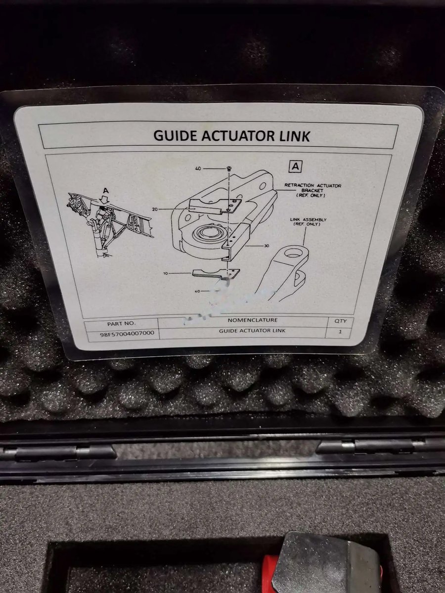 Guide - actuator link （supper block） — P/N 98F57004007000 — image 1