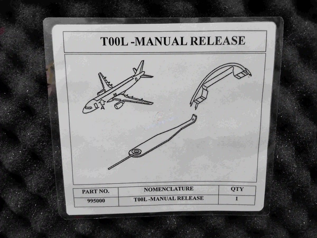 Tool -manual release — P/N 995000-00 — image 1