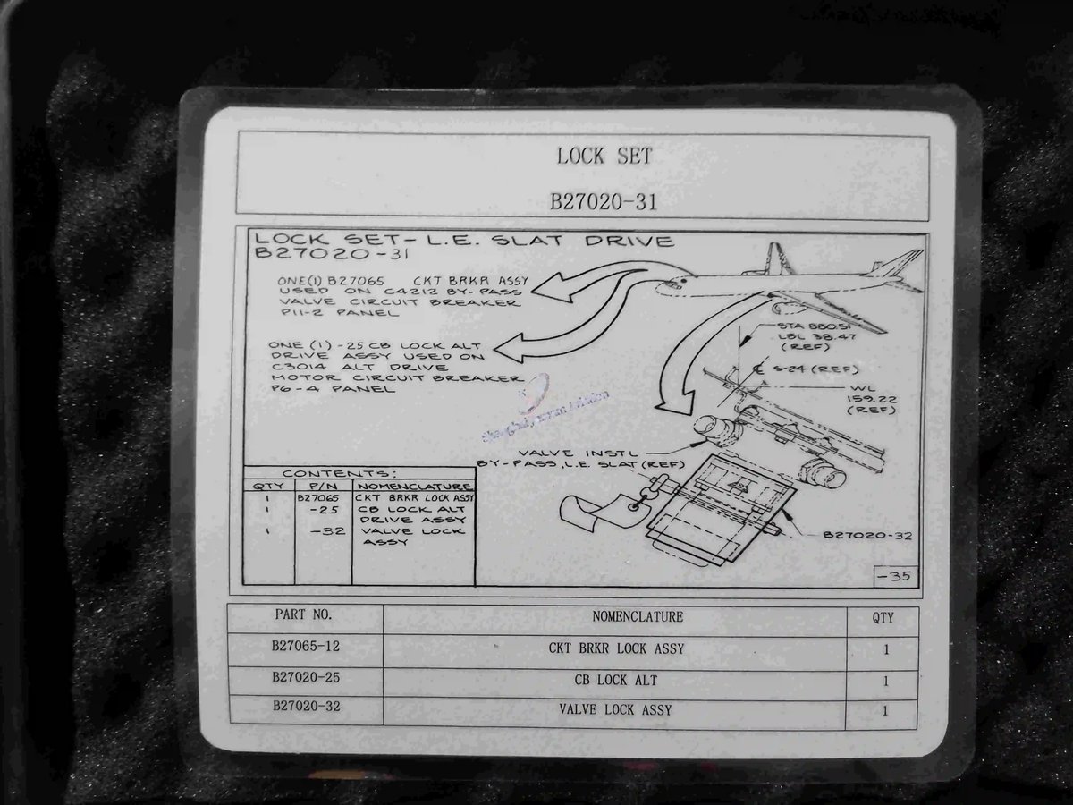Set - l.e. slat drive — P/N B27020-31 — image 1