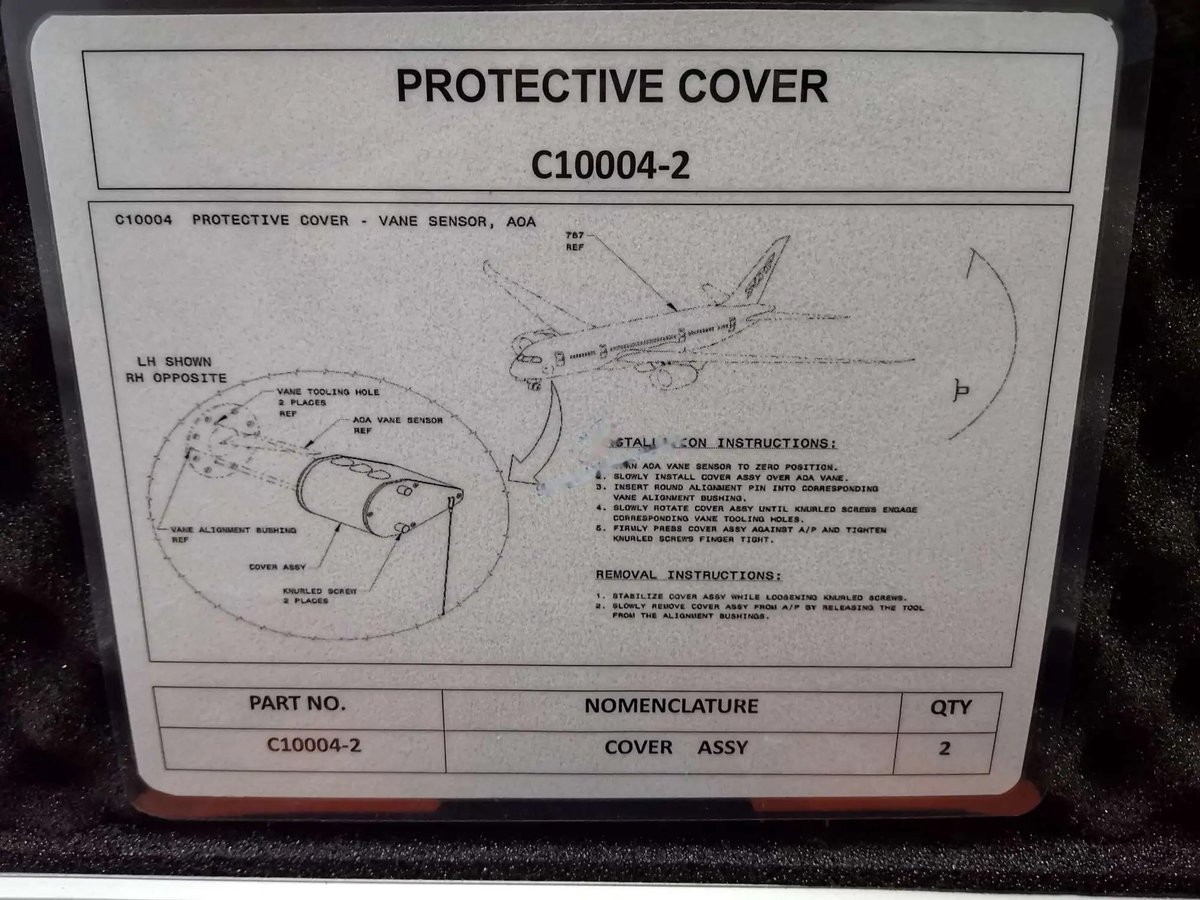 C10004 protective cover - vane sensor, aoa — P/N C10004-2 — image 1