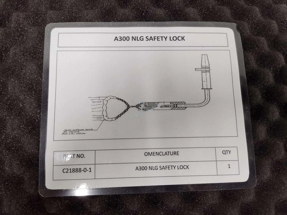 A300 nig safety lock — P/N C21888-0-1 — image 1