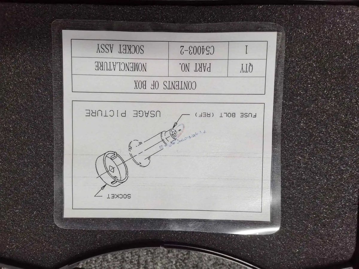 Fuse bolt (ref) — P/N C54003-1 — image 1