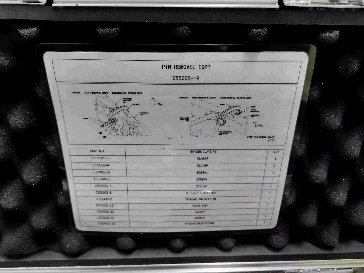 5so0s pin remonal eq/t • horizontal stabzlizer — P/N C55005-19 — image 1