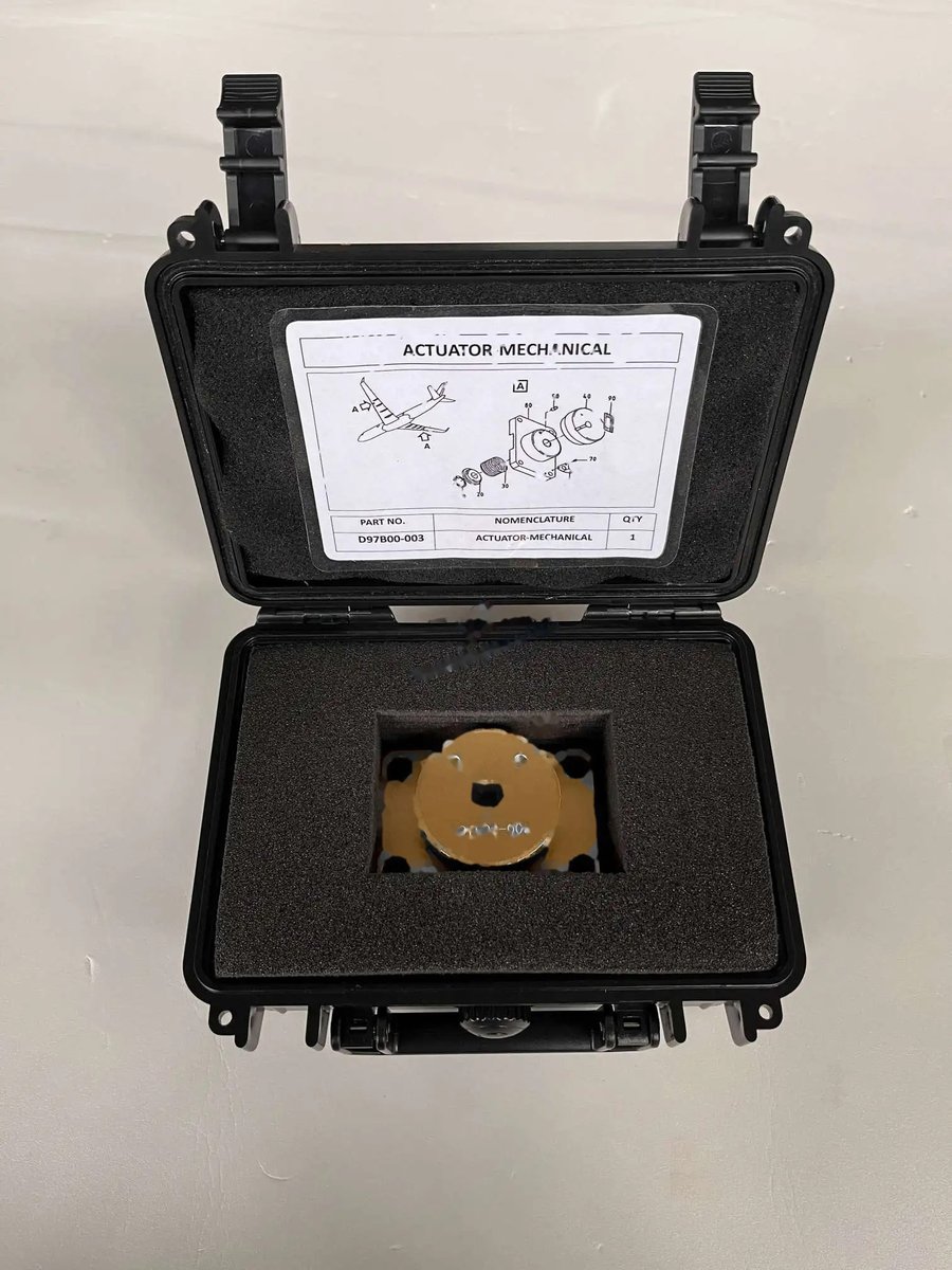 Eus actuator-mechanical she — P/N D97B00-003 — image 1