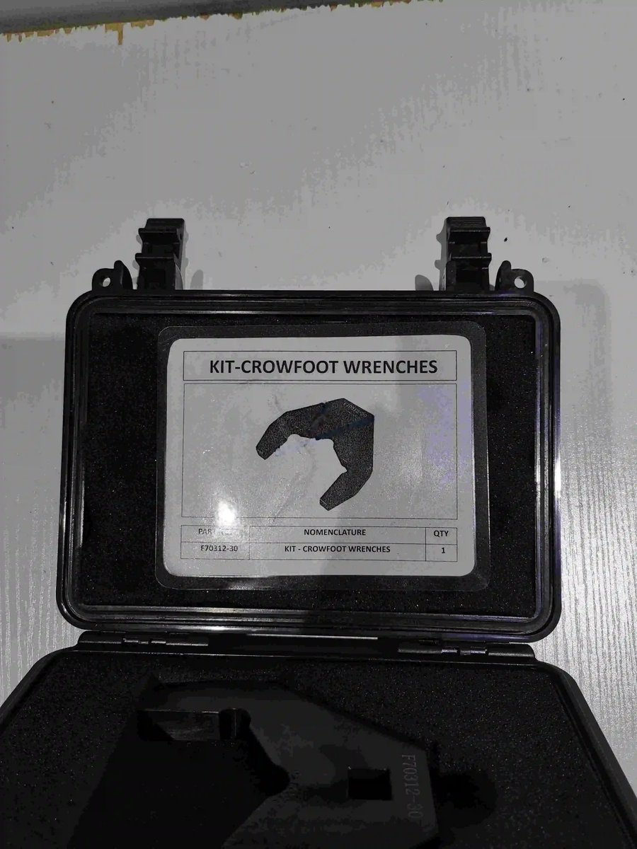 Kit - crowfoot wrenches — P/N F70312-30 — image 1