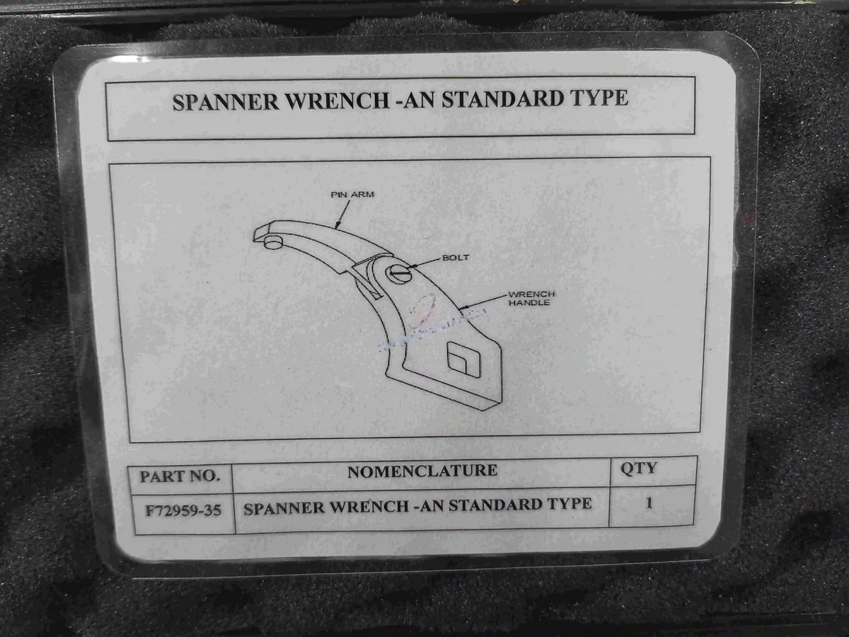 Spanner wrench -an standard type — P/N F72959-35 — image 1