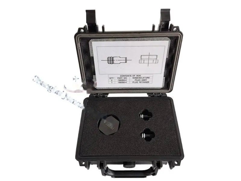 Plug set – nose wheel steering cylinder — P/N F80056-1 — image 1