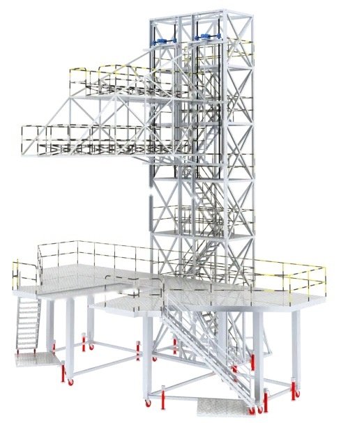 Integral moving overhanging type tail dock — P/N INTEGRAL-MOVING-OVERHANGING-TYPE-TAIL-DOCK — image 1
