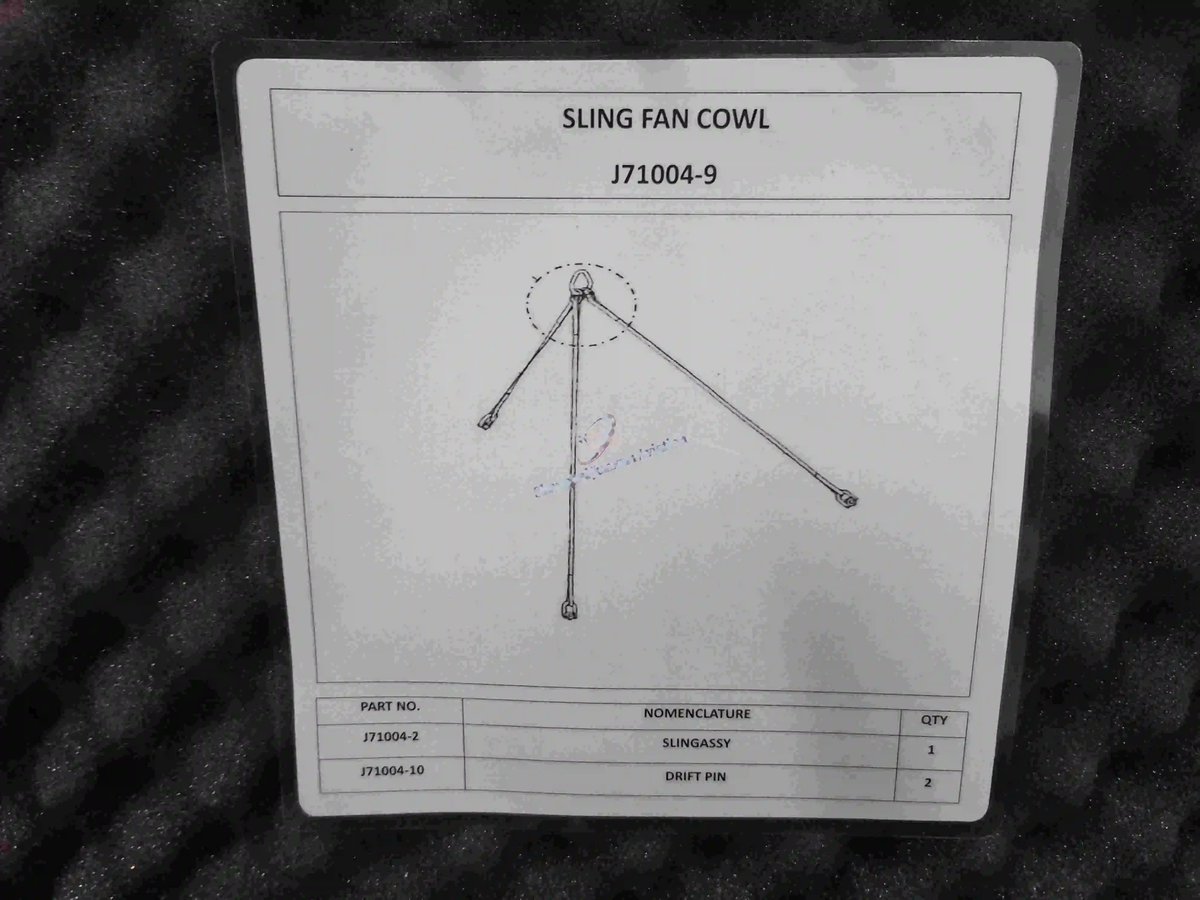 Slingassy drift pin — P/N J71004-9 — image 1