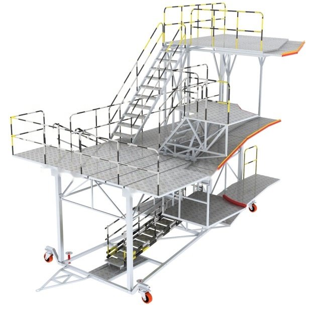 Left and right type double-deck nose dock — P/N LEFT-AND-RIGHT-TYPE-DOUBLE-DECK-NOSE-DOCK — image 1