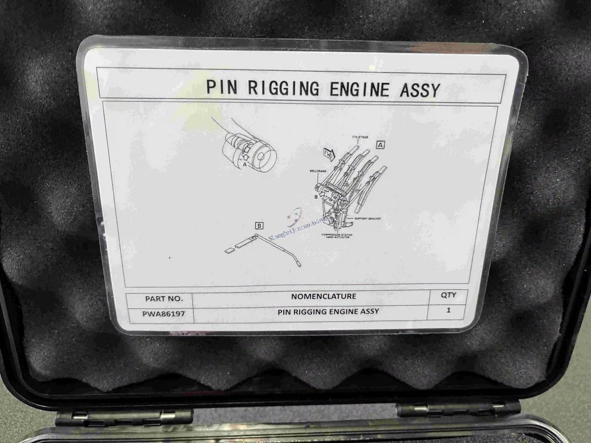 Pin rigging engine assy — P/N PWA86197 — image 1