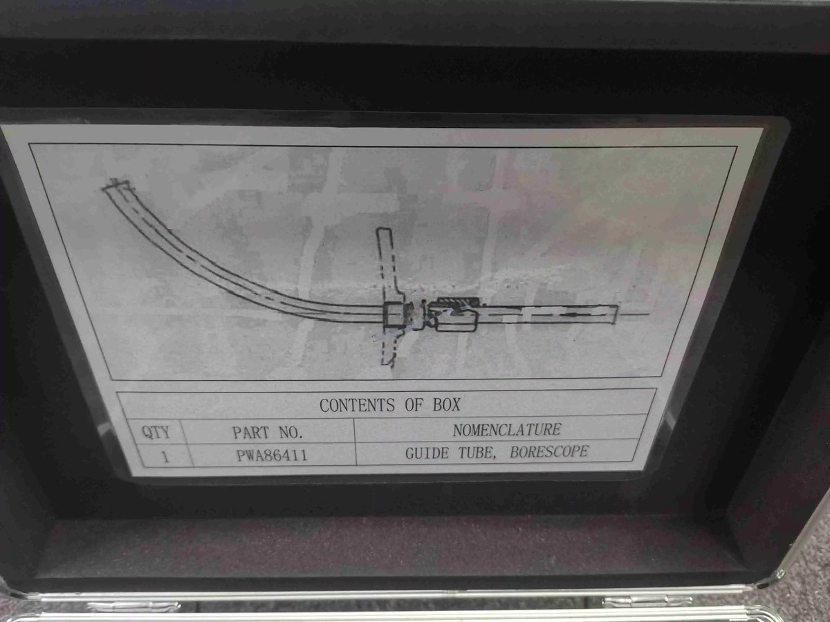 Guide tube, borescope — P/N PWA86411 — image 1