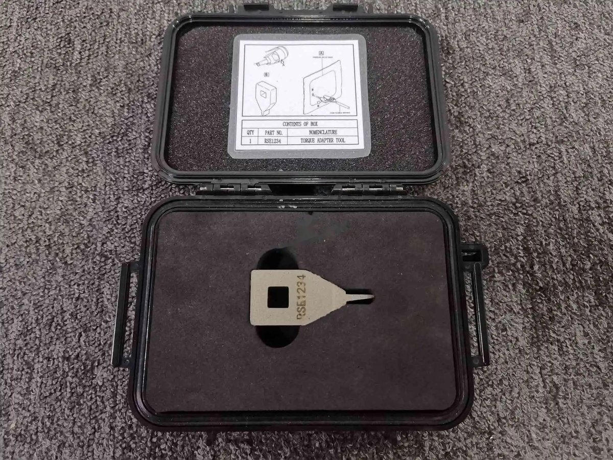 Torque adapter tool — P/N RSE1234 — image 1