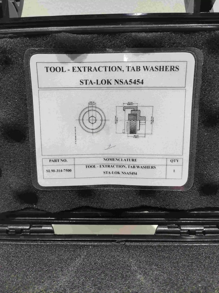 Tool - extraction, tab washers sta-lok nsa5454 — P/N SL90-314-7500 — image 1