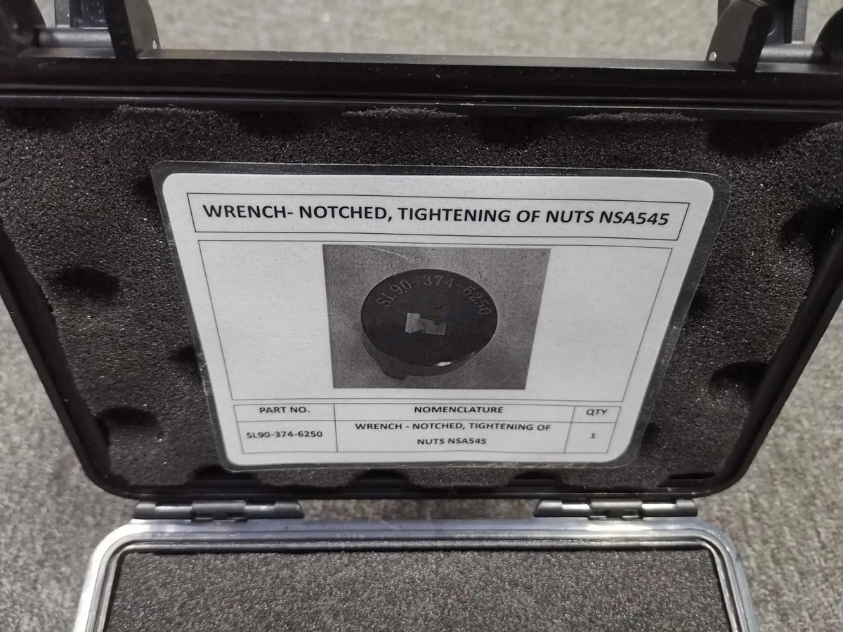 Wrench- notched, tightening of nuts nsa545 — P/N SL90-374-6250 — image 1