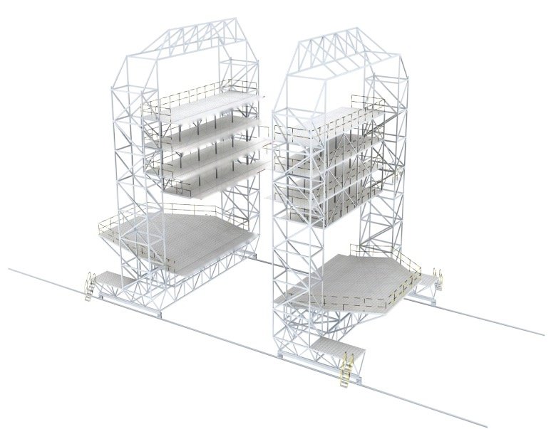 Track vertical fin dock — P/N TRACK-VERTICAL-FIN-DOCK — image 1