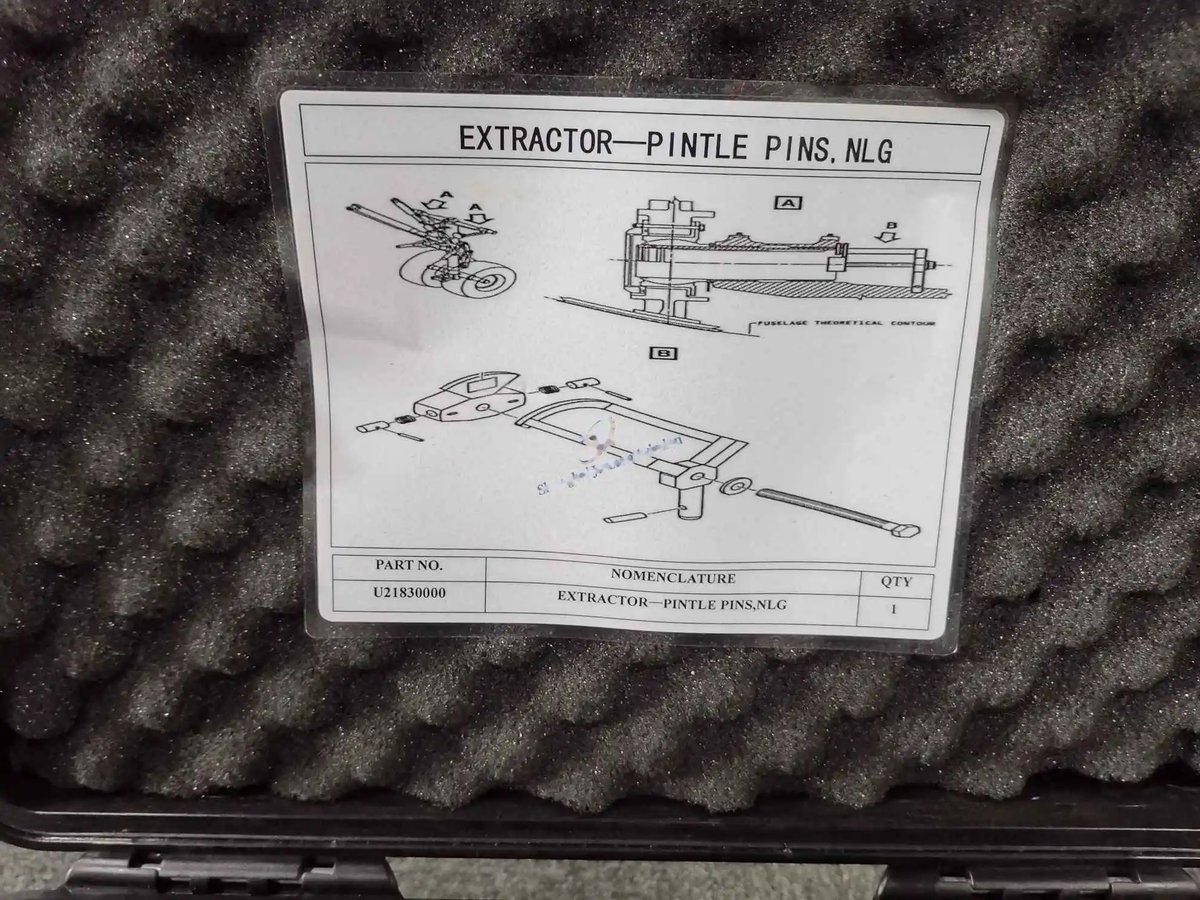 Extractor-pintle pins, nlg — P/N U21830000 — image 1